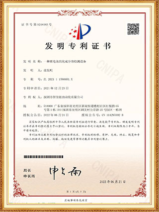 Lithium battery testing equipment invention patent